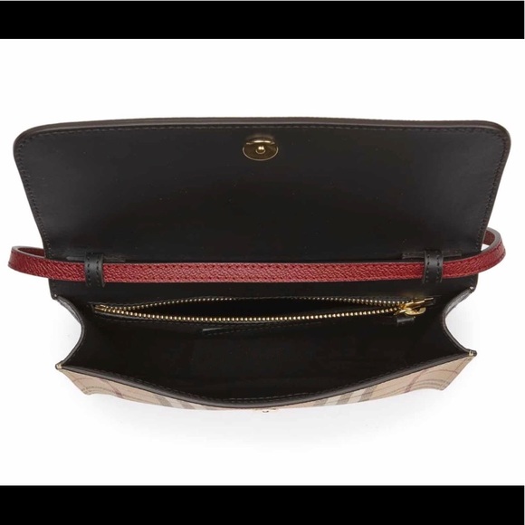 Burberry Peyton Haymarket Crossbody Bag - Picture 4 of 6